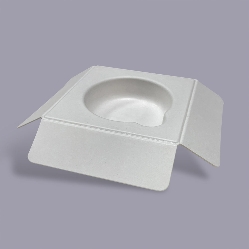 Biodegradable Cosmetic Packaging Pressed Powder Cushion Foundation Paper Tray - Otarapack