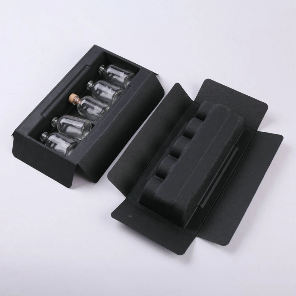 Sustainable Black Pulp Inserts for Skincare Bottles - Otarapack