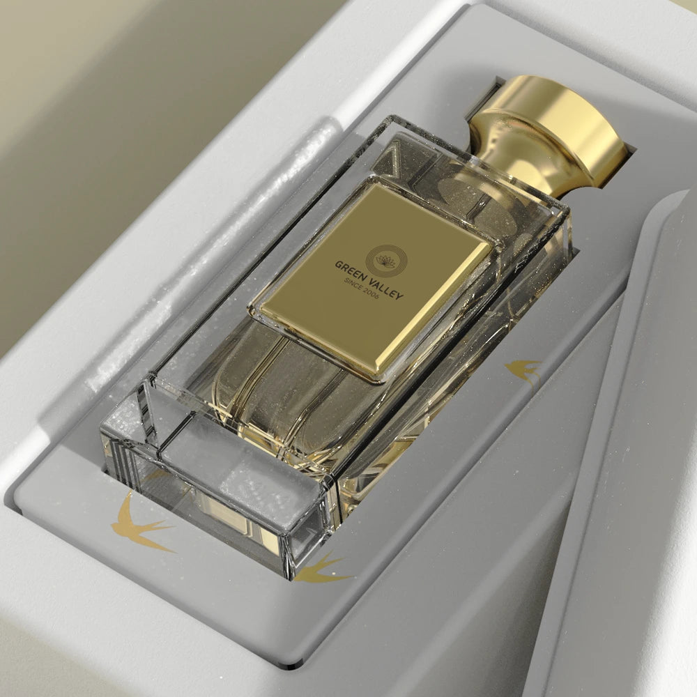 Gold Foil Swallow Stock Mold Perfume Box Wholesale - Otarapack