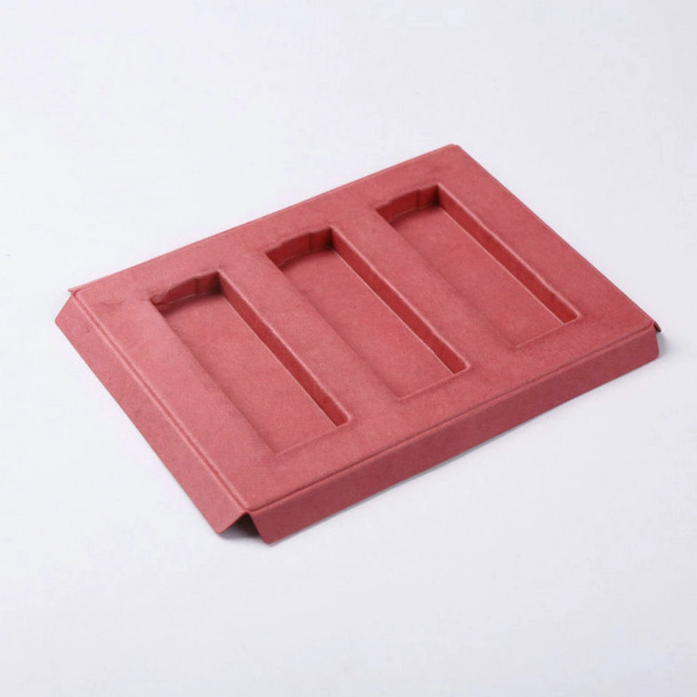 Eco Friendly Red Pulp Tray Cosmetic Eco Packaging - Otarapack