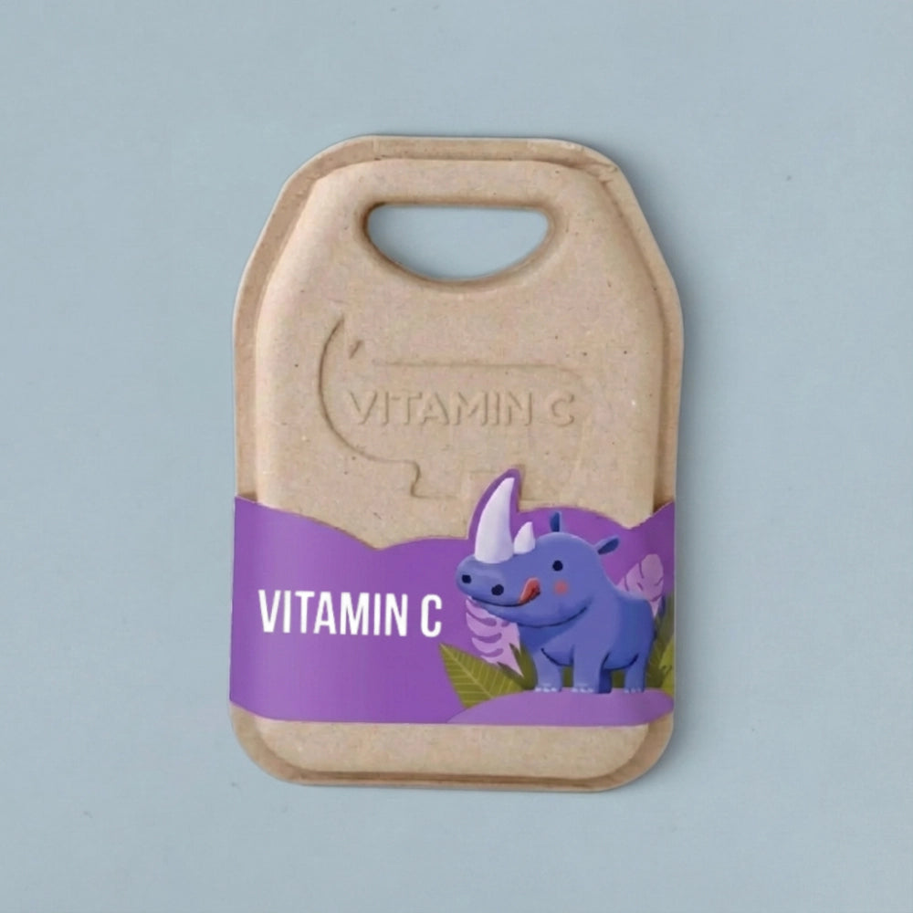 Molded Pulp Box for Children's Vitamin C Gummies - Otarapack