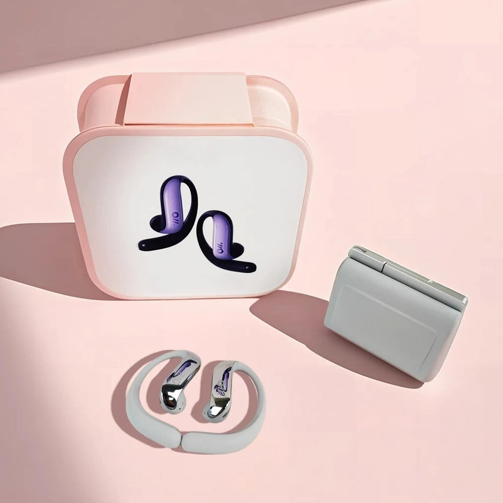 Pink Pulp Flip Top Sustainable Earphone Packaging - Otarapack