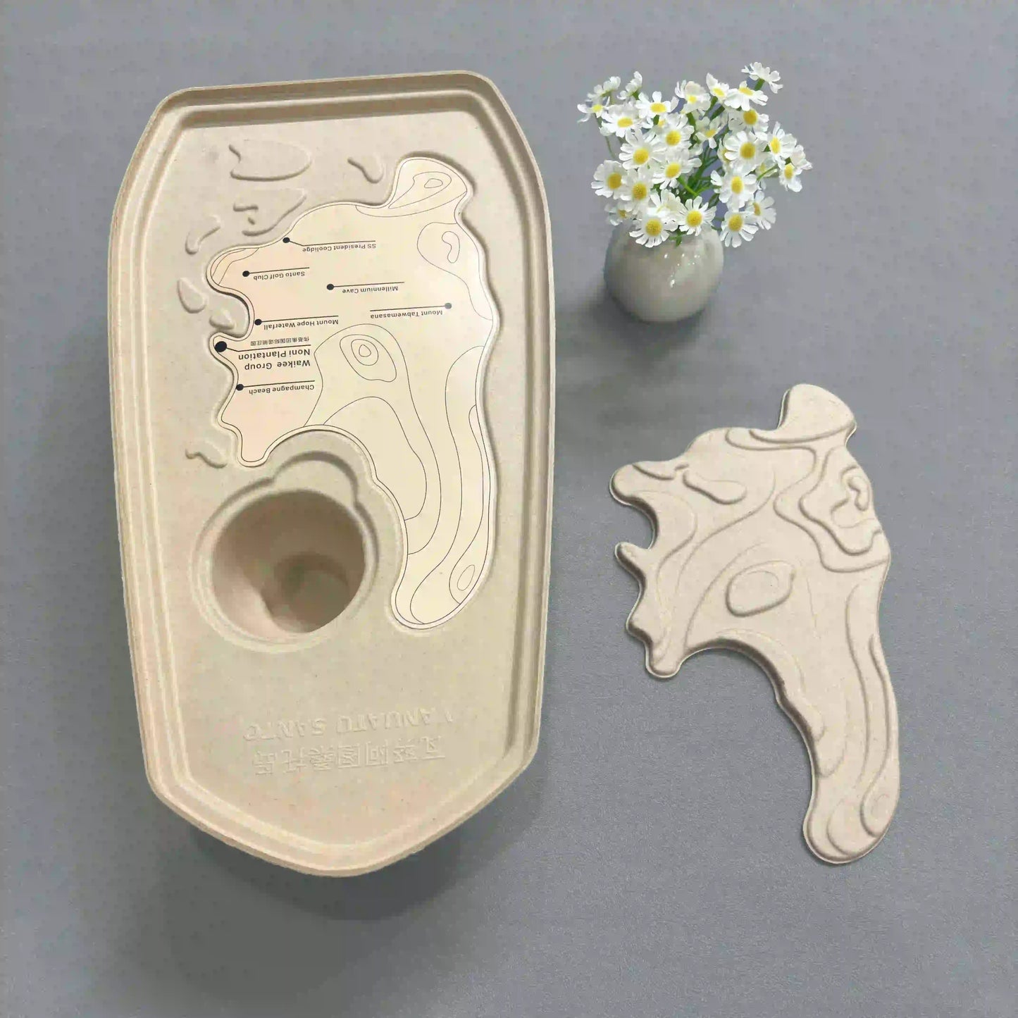 Totem Pulp Embossed Biodegradable Supplement Packaging - Otarapack