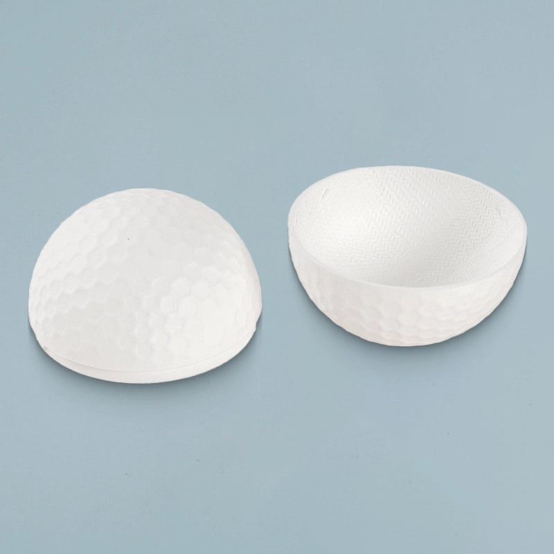 White Sugarcane Fiber Golf Ball Tea Packaging - Otarapack