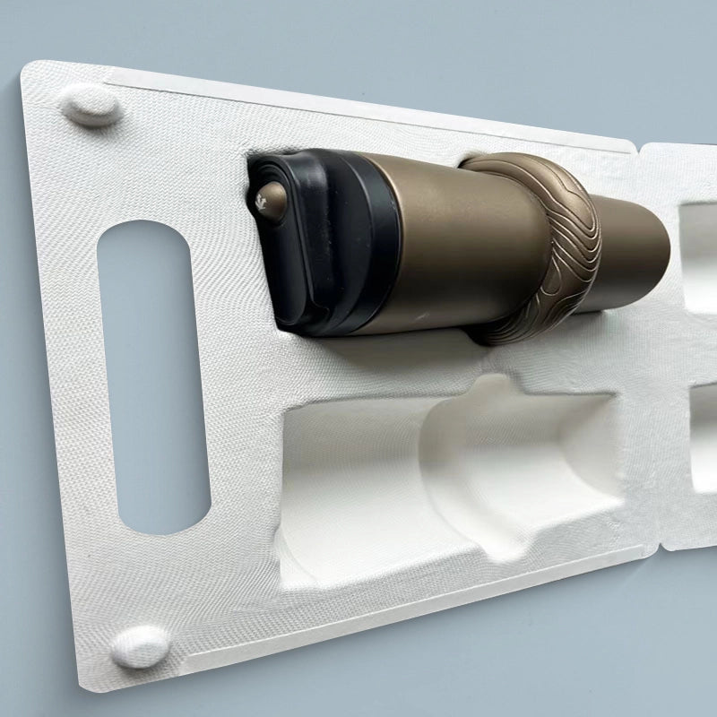 Sustainable White Pulp Insert For Glass Cup - Otarapack