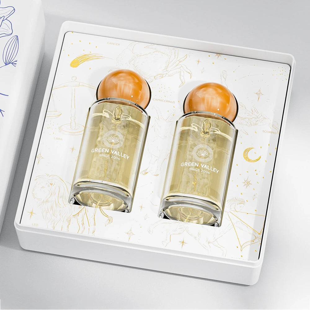 Blue Floral Molded Pulp Perfume Gift Box - Otarapack