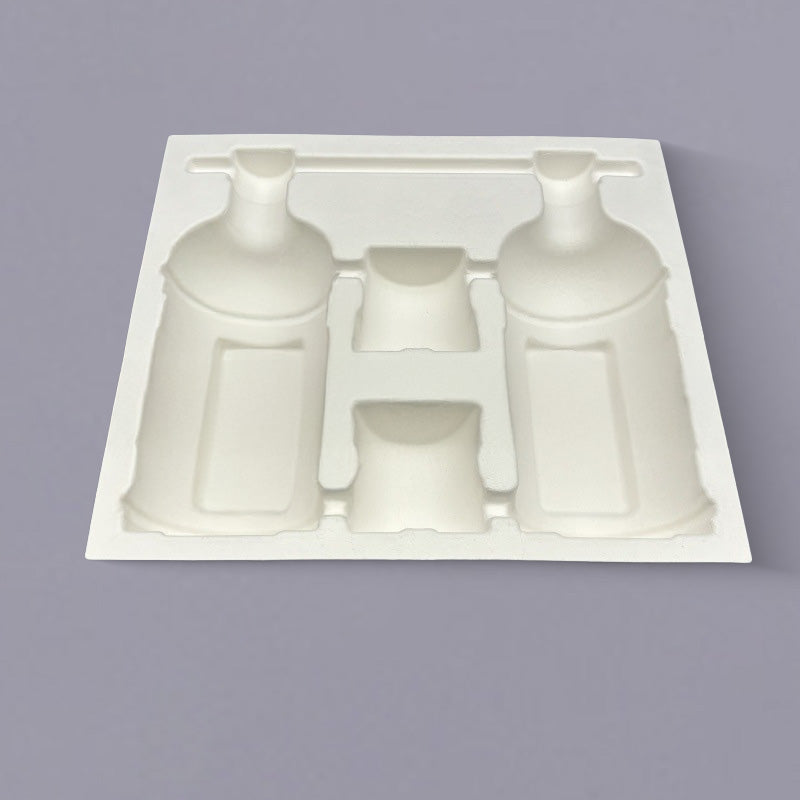 Dry Press Molded Pulp Tray For 750Ml Bottle - Otarapack