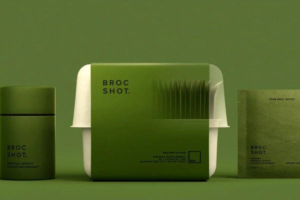 The egg tray is not just for eggs! It is also used in BROC SHOT's Anti-Aging Oral Liquid!