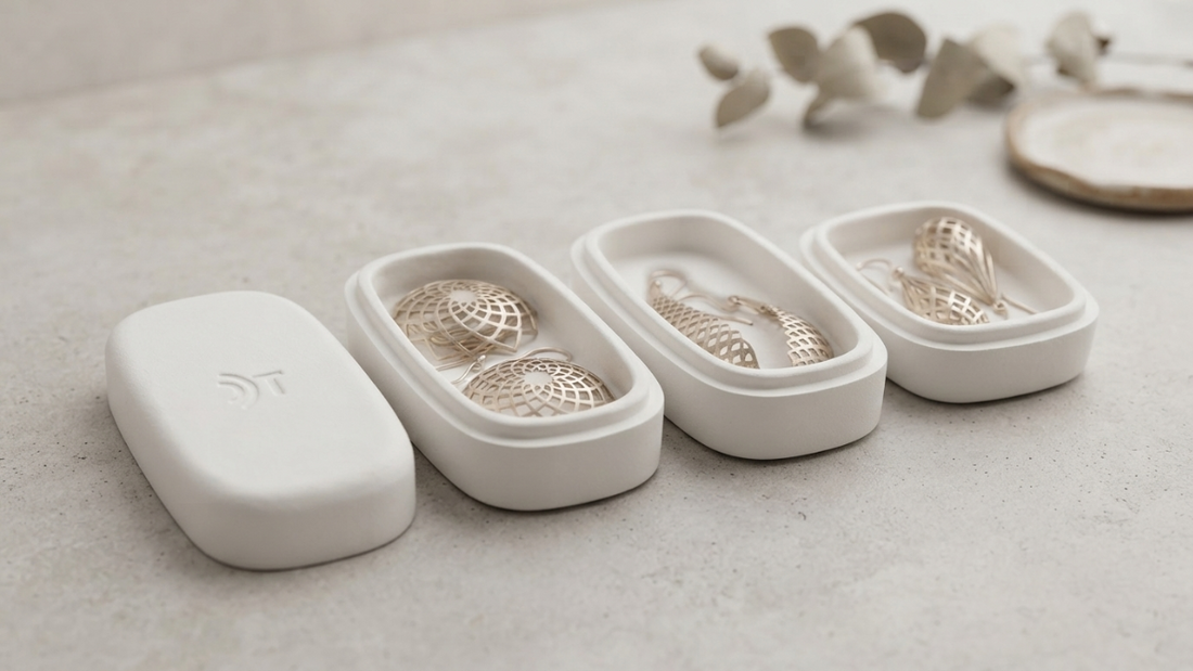 Quiet Form: The Minimalist Language of a Molded Pulp Jewelry Box