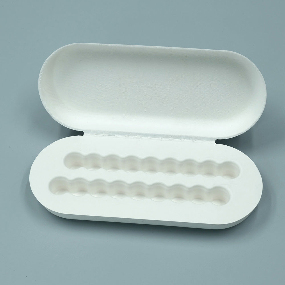 100% Biodegradable Sugarcane Molded Packaging For Skincare Oil Protective - Otarapack