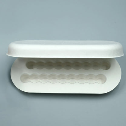 100% Biodegradable Sugarcane Molded Packaging For Skincare Oil Protective - Otarapack