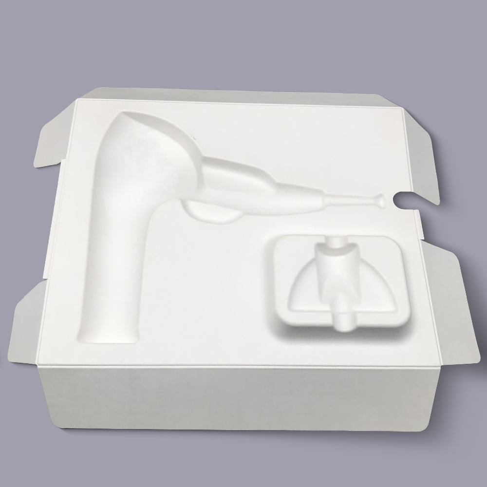 Popular White Pulp Paper Inner Tray Hair Dryer Bagasse Pulp Molded Tray - Otarapack