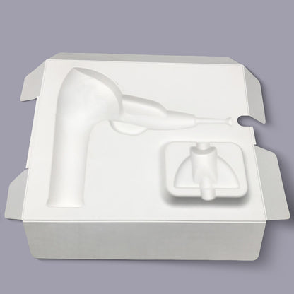 Popular White Pulp Paper Inner Tray Hair Dryer Bagasse Pulp Molded Tray - Otarapack