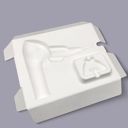 Popular White Pulp Paper Inner Tray Hair Dryer Bagasse Pulp Molded Tray - Otarapack