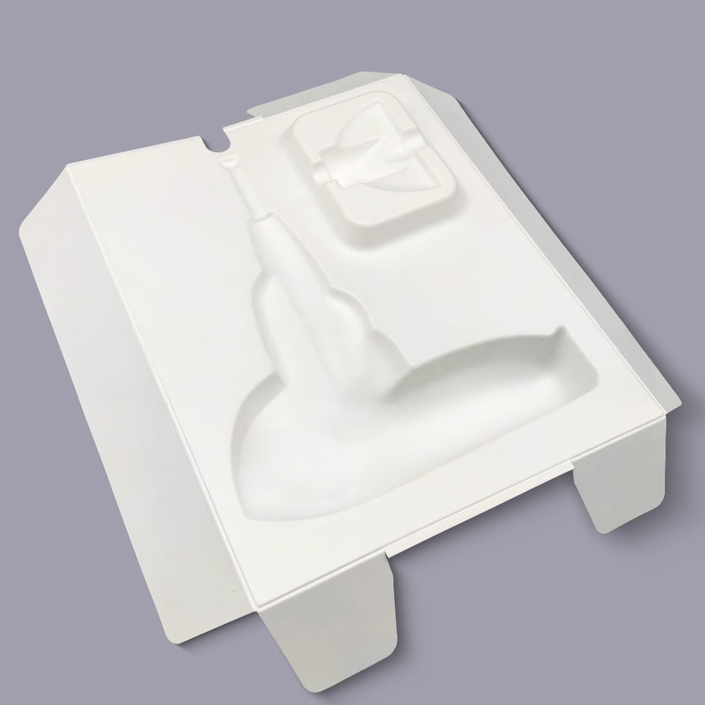Popular White Pulp Paper Inner Tray Hair Dryer Bagasse Pulp Molded Tray - Otarapack