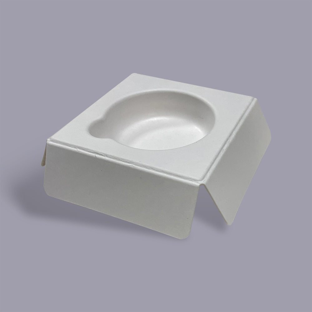Biodegradable Cosmetic Packaging Pressed Powder Cushion Foundation Paper Tray - Otarapack