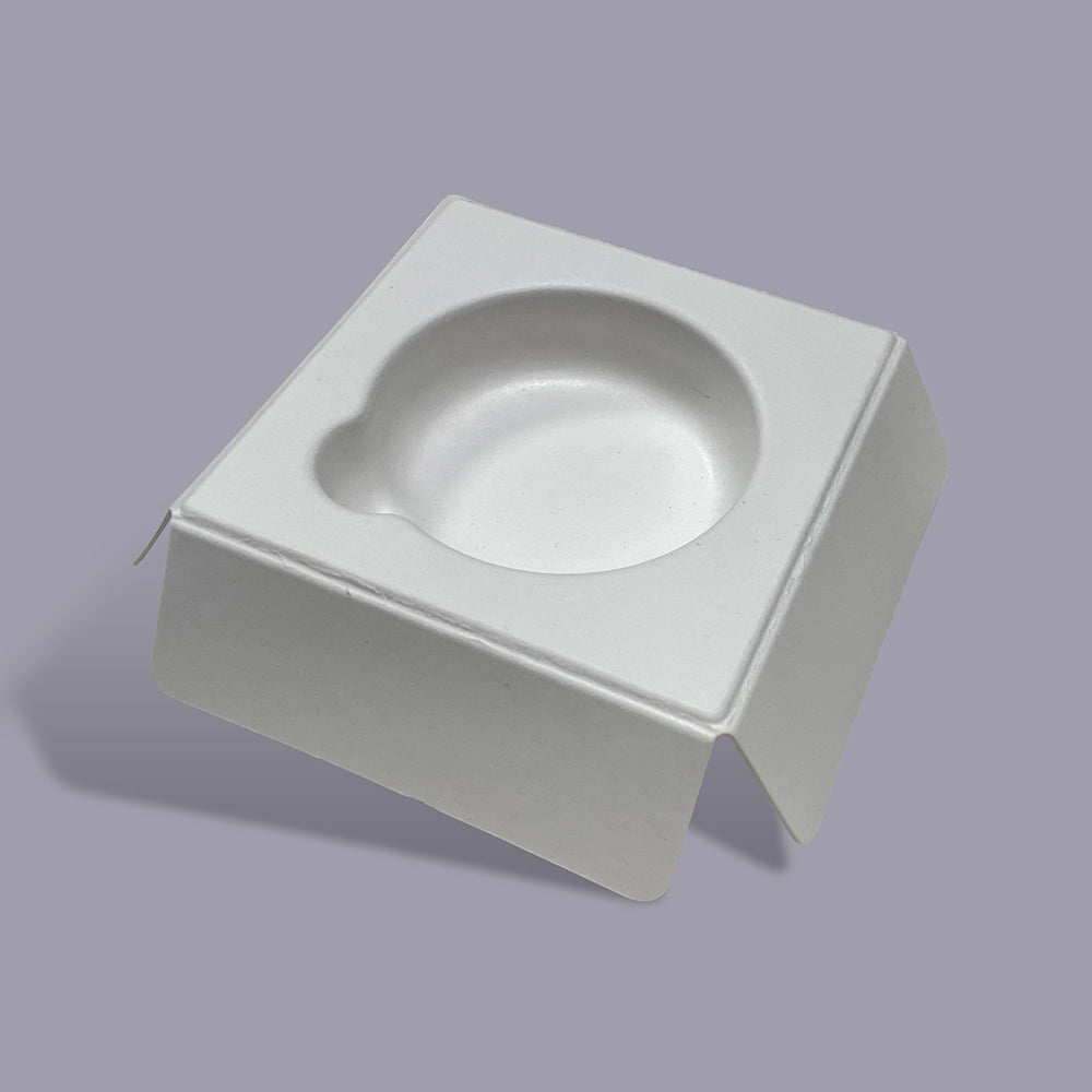 Biodegradable Cosmetic Packaging Pressed Powder Cushion Foundation Paper Tray - Otarapack