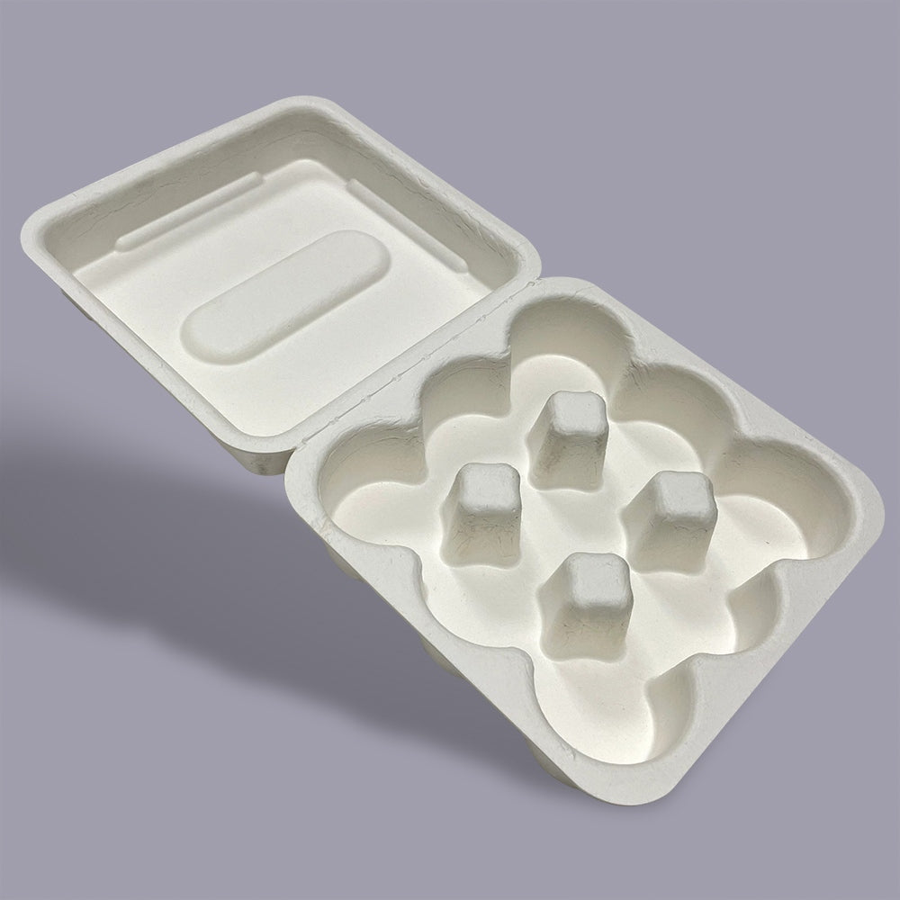 Coffee Capsules 9pcs Bagasse Clamshell Biodegradable Packaging - Otarapack