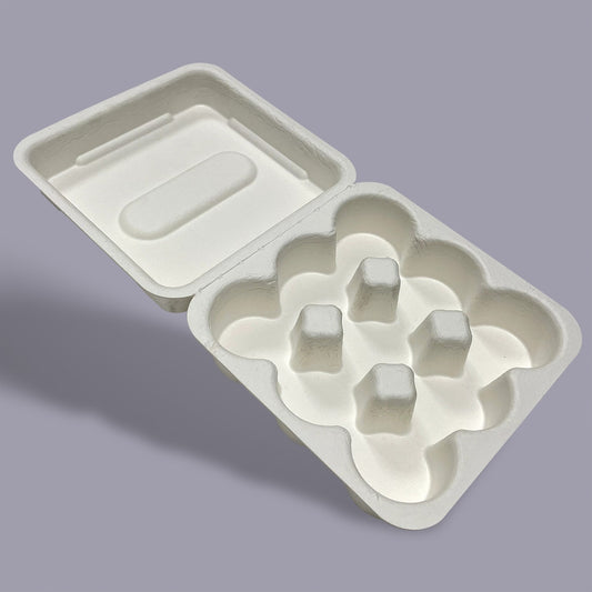 Coffee Capsules 9pcs Bagasse Clamshell Biodegradable Packaging - Otarapack