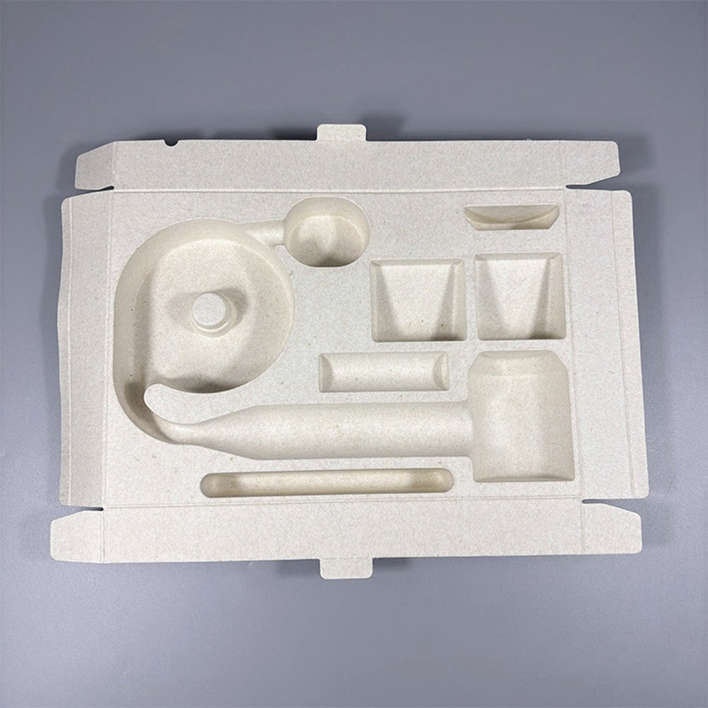 Hair Dryer Sugarcane Insert Eco Packaging Bagasse Tray - Otarapack