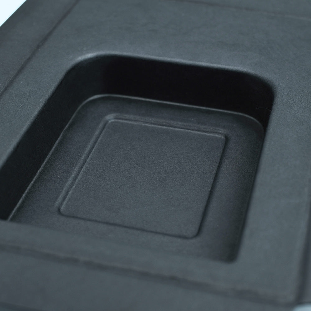 Eco-Friendly True Wireless Earbuds Biodegradable Black Paper Molded Inner Tray - Otarapack