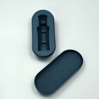 Biodegradable Custom Dark Green Paper Molded Cosmetic Packaging - Otarapack