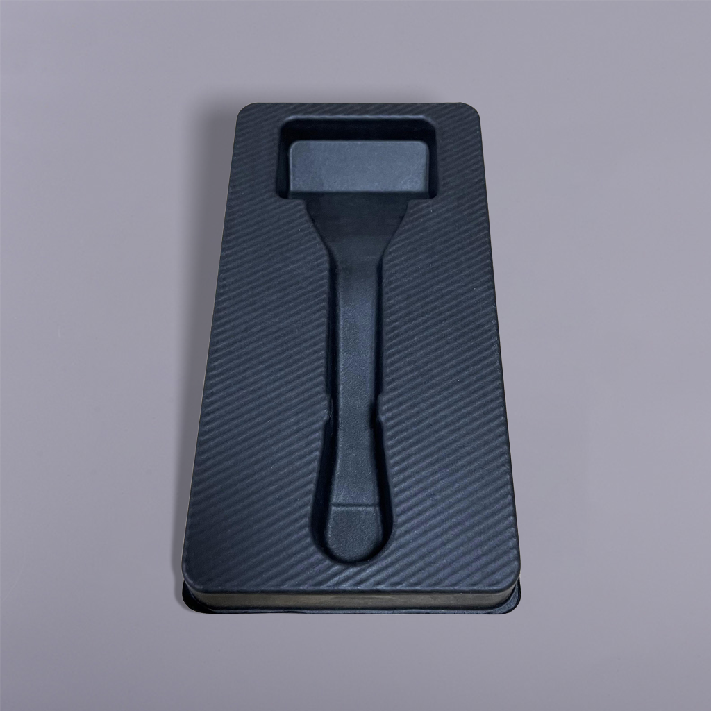 Sustainable Custom Molded Pulp Black Razor Packaging Insert - Otarapack