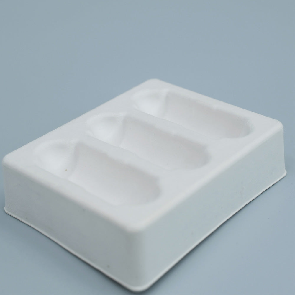 Eco Friendly 3 Bottle Molded Pulp Tray - Otarapack