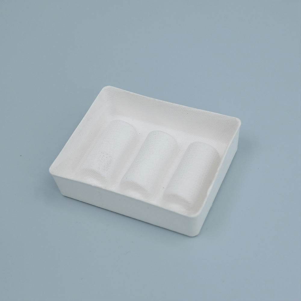 Eco Friendly 3 Bottle Molded Pulp Tray - Otarapack