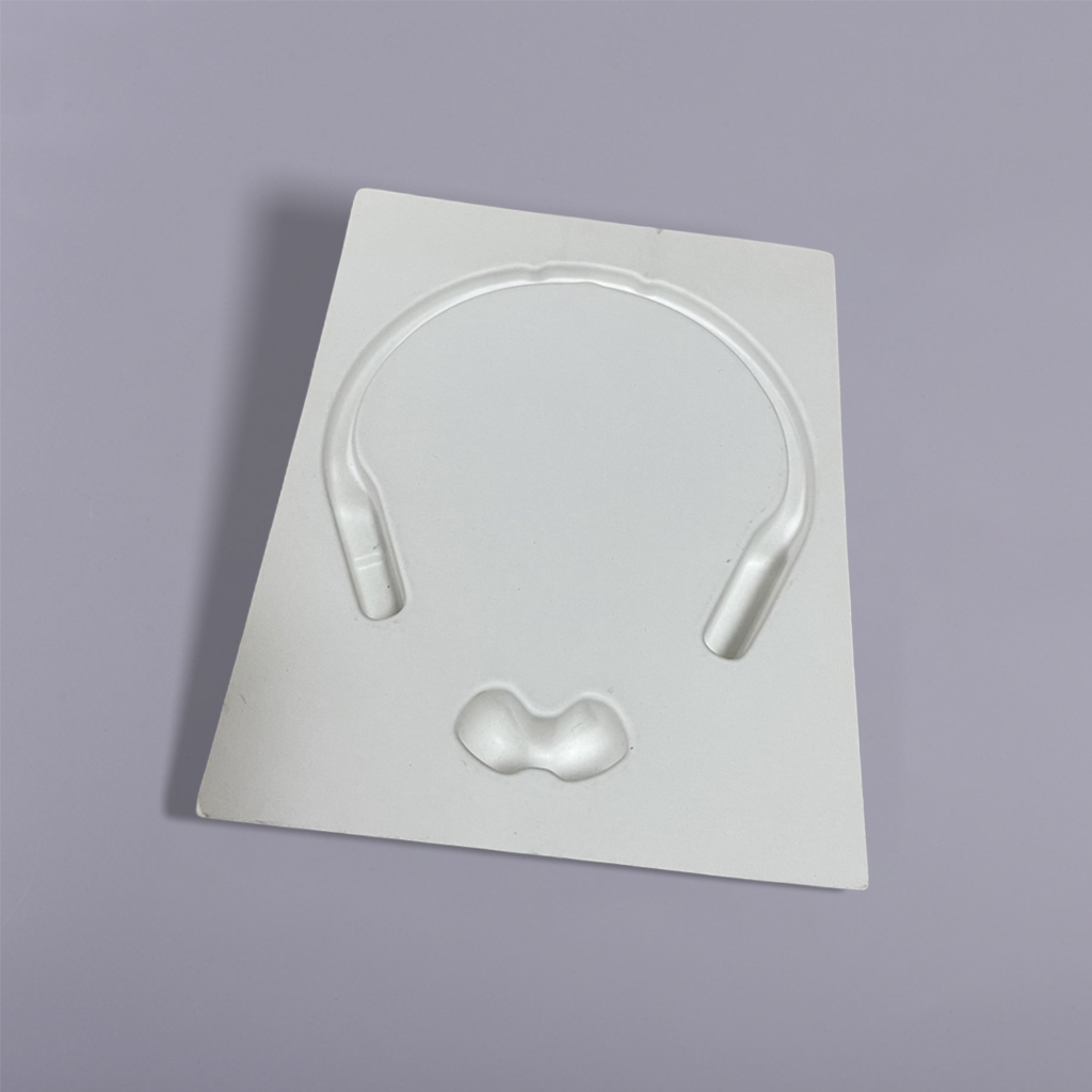 Biodegradable Molded Pulp Tray For Bluetooth Wirekess Neckband Earbuds - Otarapack
