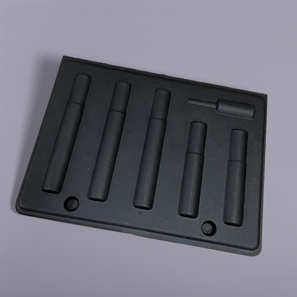 100% Recycled Black Molded Fiber Cosmetic Gift Set Insert Tray - Otarapack