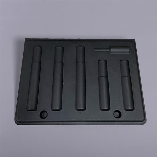 100% Recycled Black Molded Fiber Cosmetic Gift Set Insert Tray - Otarapack