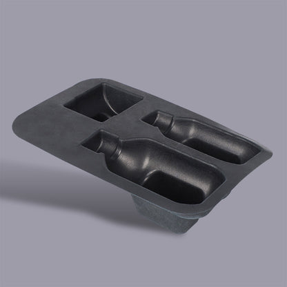 Black Bagasse Molded Pulp Skincare Inner Tray - Otarapack
