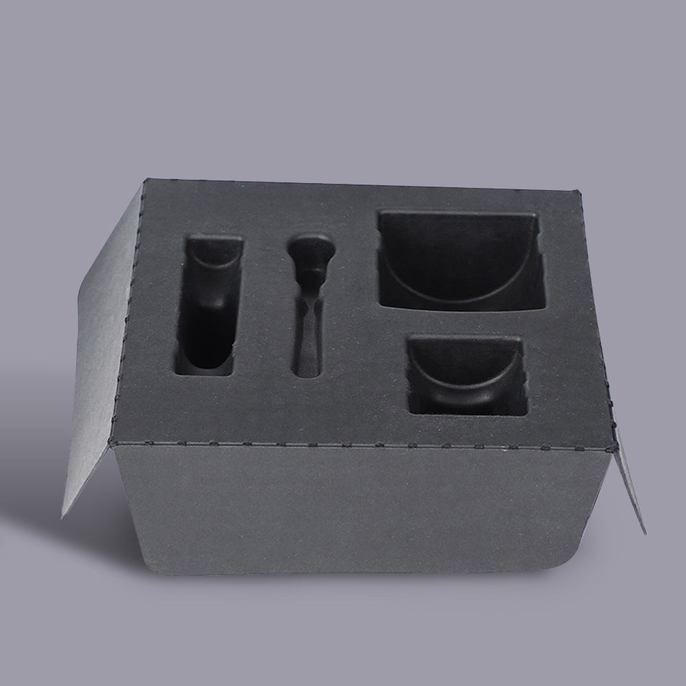 Black Bagasse Molded Pulp Skincare Inner Tray - Otarapack