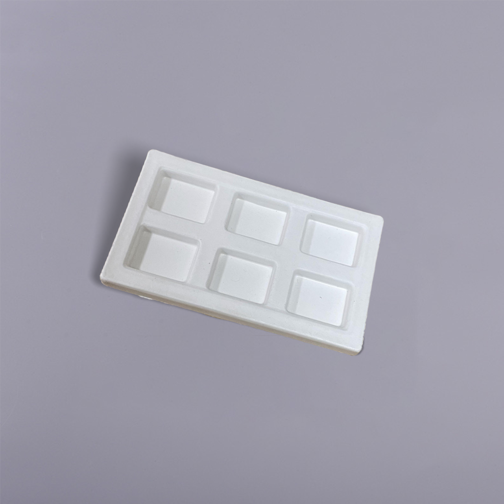 Sustainable Pulp Molded Eyeshadow Palette Packaging Insert - Otarapack