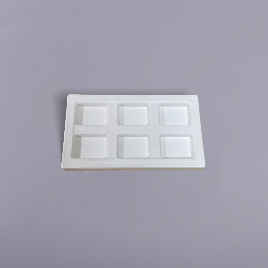 Sustainable Pulp Molded Eyeshadow Palette Packaging Insert - Otarapack