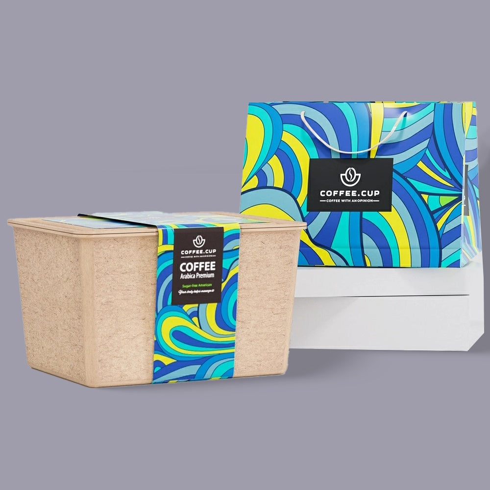 Instant Ear Coffee Molded Pulp Packaging Box With Sleeve Eco-friendly Coffee Packaging - Otarapack