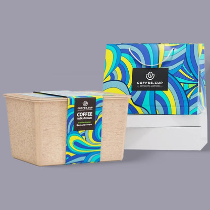 Instant Ear Coffee Molded Pulp Packaging Box With Sleeve Eco-friendly Coffee Packaging - Otarapack