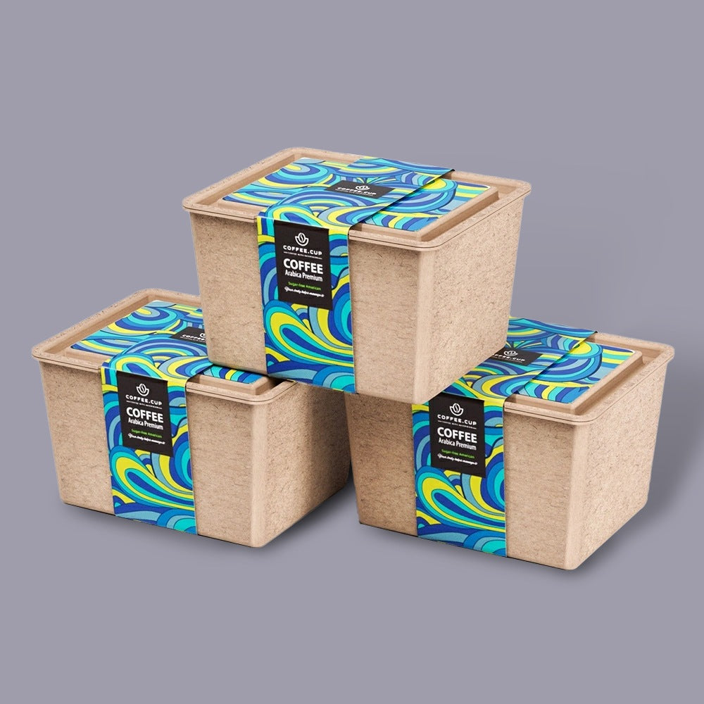 Instant Ear Coffee Molded Pulp Packaging Box With Sleeve Eco-friendly Coffee Packaging - Otarapack