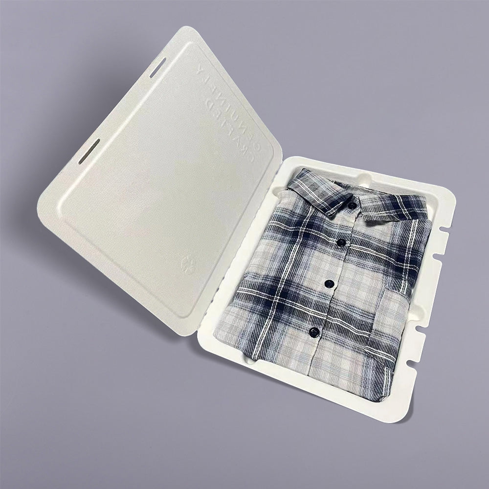 Hinged Biodegradable Packaging For Apparel - Otarapack