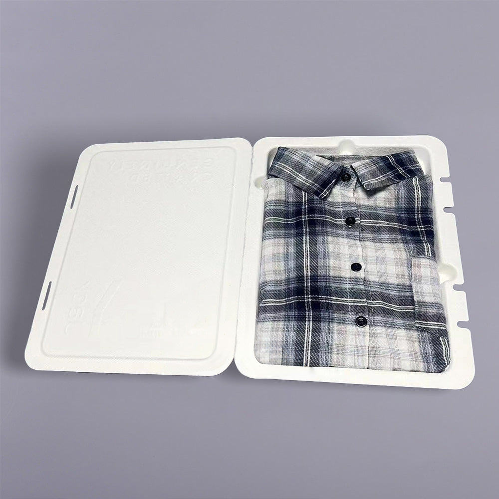 Hinged Biodegradable Packaging For Apparel - Otarapack