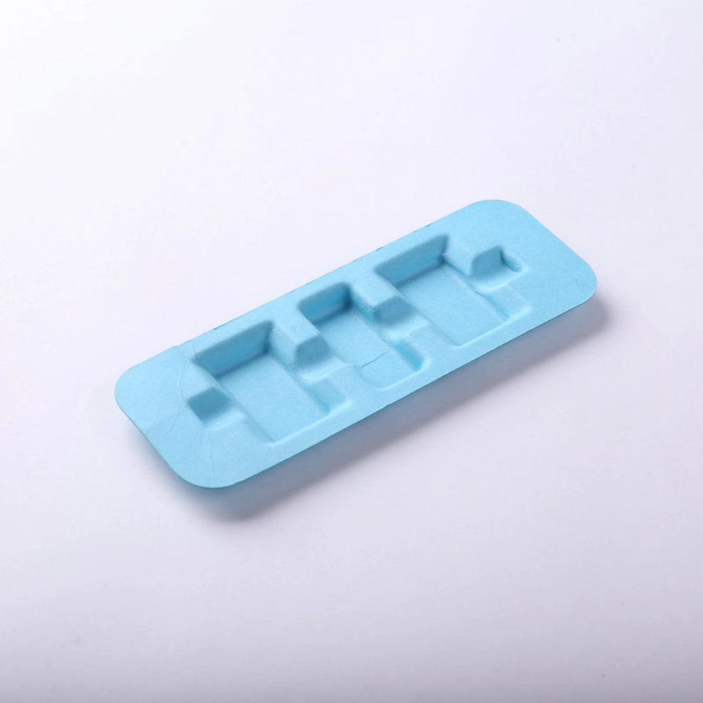 Blue Color Cosmetic Products Molded Pulp Tray - Otarapack