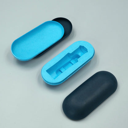 Biodegradable Custom Dark Green Paper Molded Cosmetic Packaging - Otarapack