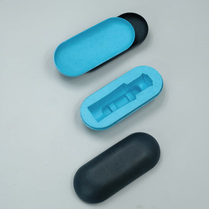 Biodegradable Custom Dark Green Paper Molded Cosmetic Packaging - Otarapack
