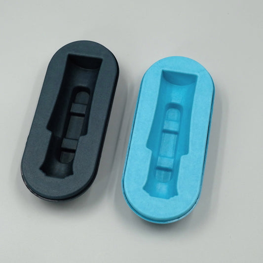 Biodegradable Custom Dark Green Paper Molded Cosmetic Packaging - Otarapack