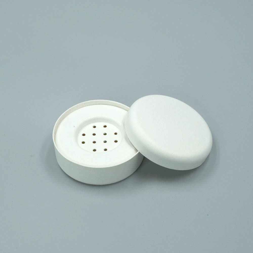 Biodegradable Sugarcane Paper Loose Powder Container - Otarapack