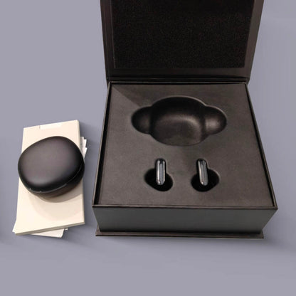 Black Pulp Molded Headphone Packaging - Otarapack