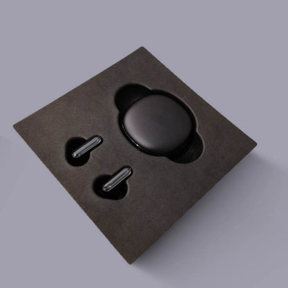 Black Pulp Molded Headphone Packaging - Otarapack