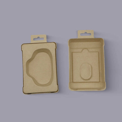 Sugarcane Molded Pulp Mouse Packaging - Otarapack