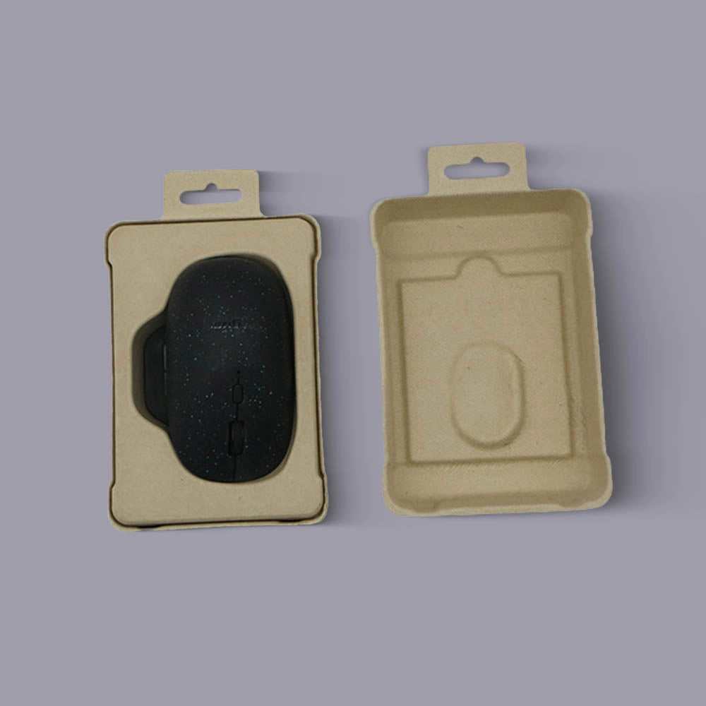 Sugarcane Molded Pulp Mouse Packaging - Otarapack
